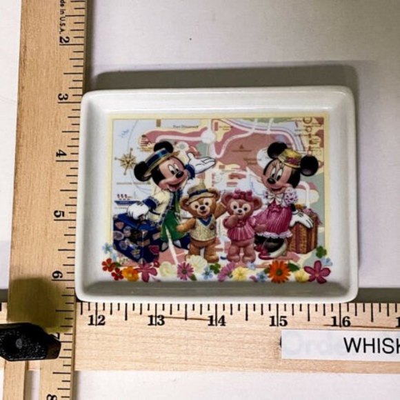 Tokyo Disney Sea Duffy the Bear ShellieMay Mickey Mouse Mini Mouse Plate Dish - Picture 6 of 6